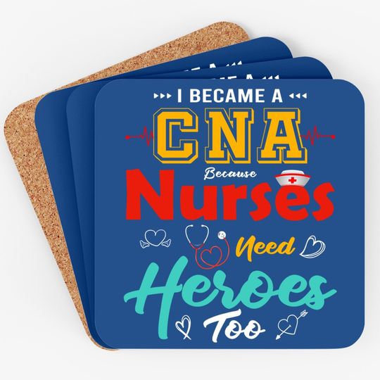 Certified Nursing Assistant Nurses Aide Heroes Cna Nurse Coaster