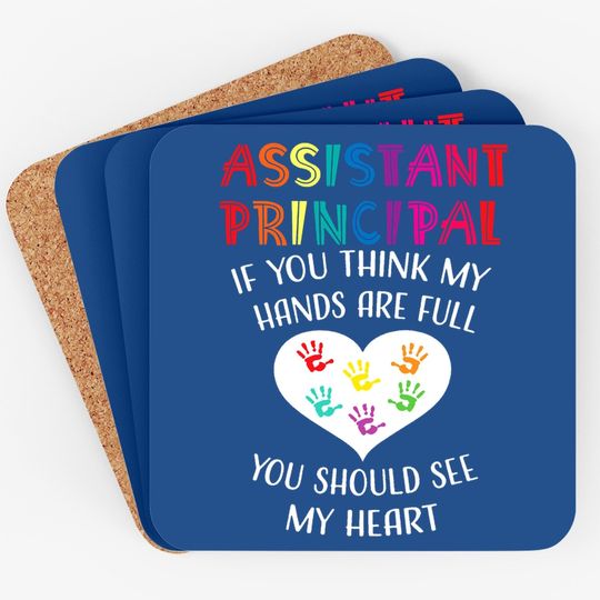 Assistant Principal Cute Teacher Appreciation Coaster