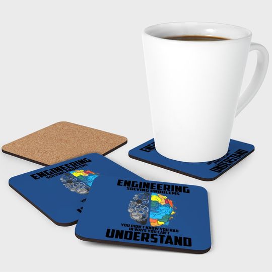 Engineering Definition Engineer Gift Coaster