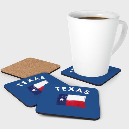 Texas Fans State Of Texas Flag Coaster
