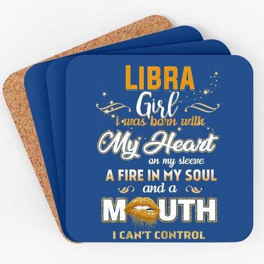 I'm Libra Girl September 23 Coaster