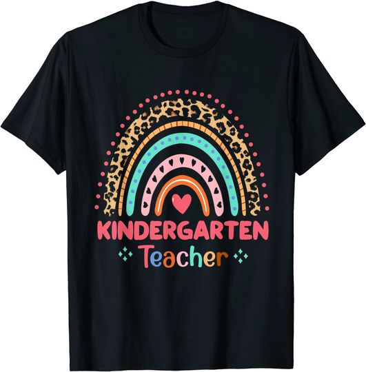 Kindergarten Rainbow Teacher Team Kindergarten Squad T Shirt