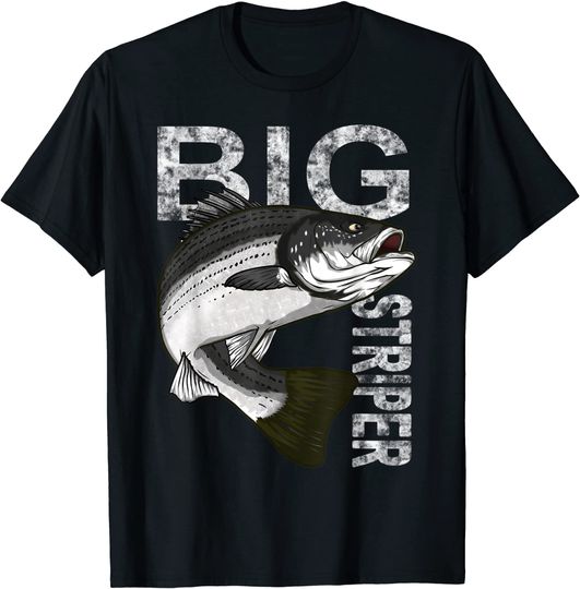 Big Striper - Fishing Lures Saltwater Striped Bass Cape Cod T-Shirt
