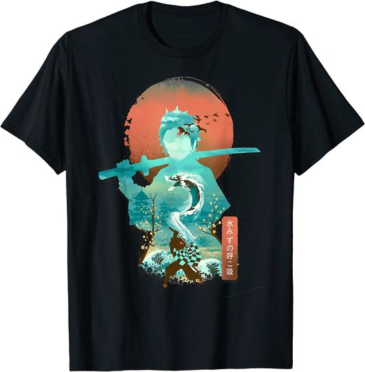 Demons Slayers Adventure Anime Tanjiros Kamados Awesome Art T Shirt