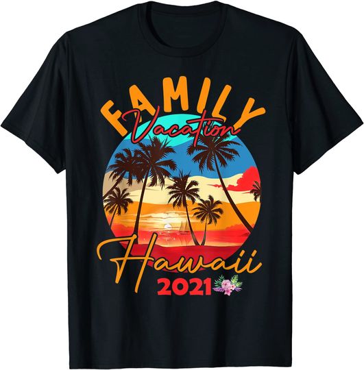 Hawaii Hawaiian Shirt Family Vacation Matching Group T-Shirt