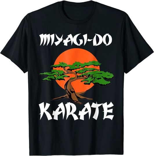 Vintage New Miyagi-Do Karate Cool Bonsai T Shirt