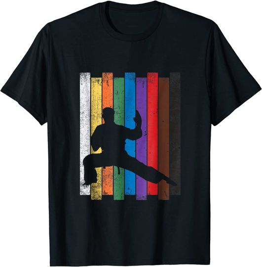 Discover Karate Belt Shirt Karate Silhouette T Shirt