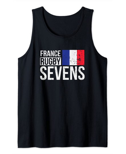 France Rugby Sevens 7s Proud Fans Of French Team Tank Top