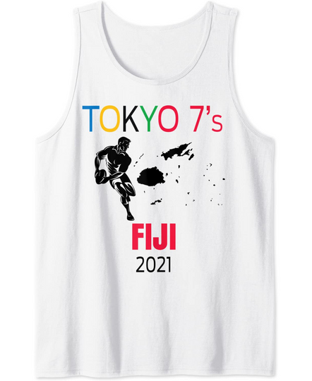 Tokyo 7's Rugby Fiji Sevens Rugby Tank Top