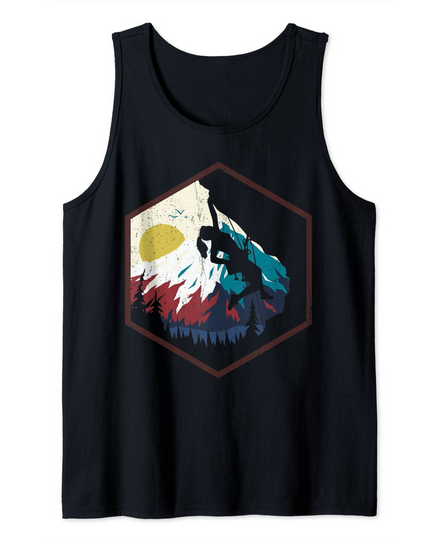 Bouldering Rock Climbing Design Tank Top