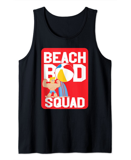 Beach Bod Squad Volleyball Summer Tank Top