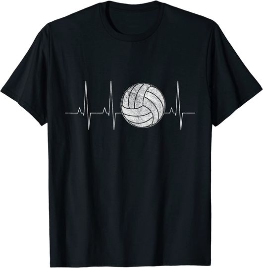 Volleyball Heartbeat Shirts As T Shirt