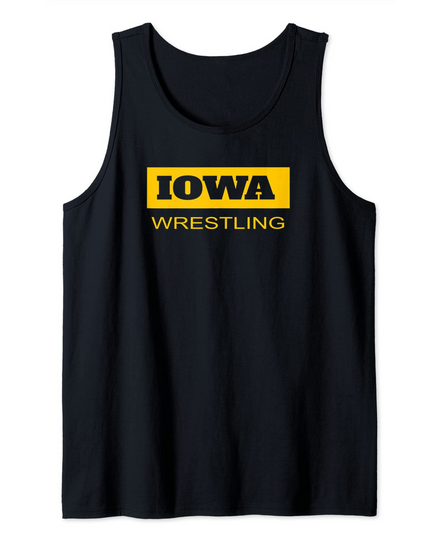Freestyle Iowa Wrestling Wrestler The Hawkeye State Tank Top