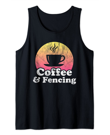 Coffee and Fencing Tank Top