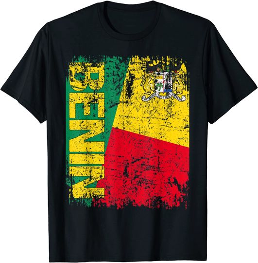 Benin T Shirt Flag Vintage