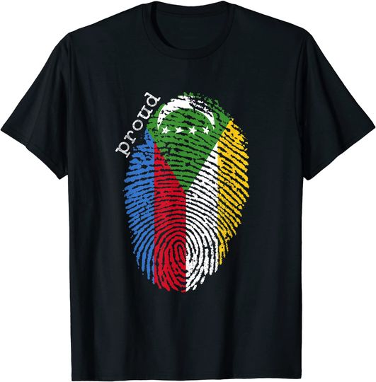 Comoros flag shirt