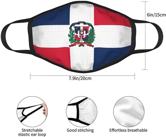Dominican Republic Flag Reusable Face Mask