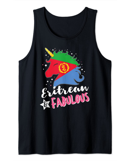 Eritrean Unicorn Eritrea Flag Tank Top