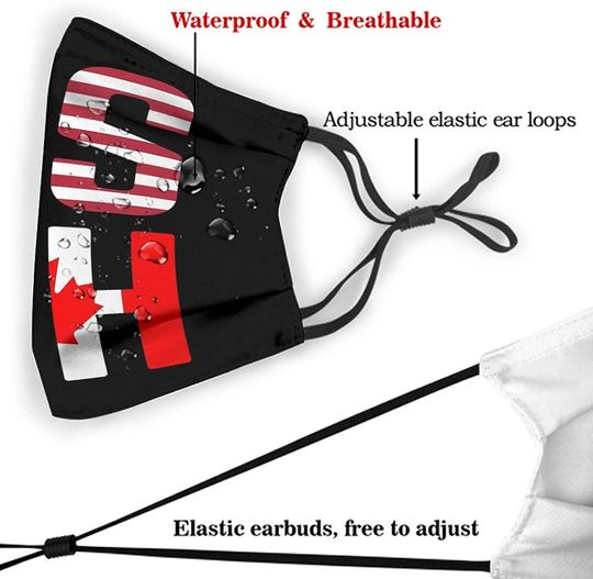 Unisex Face Mask Scarf Shield Reusable