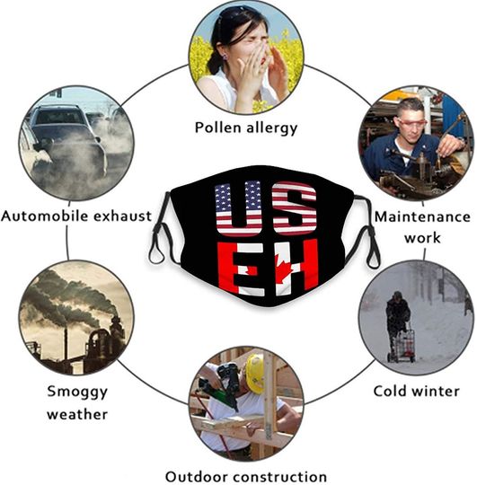 Unisex Face Mask Scarf Shield Reusable