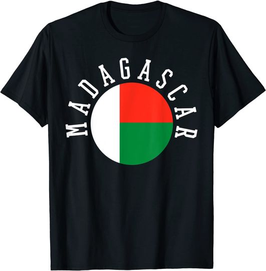 Madagascar Malagasy National Team Flag T Shirt
