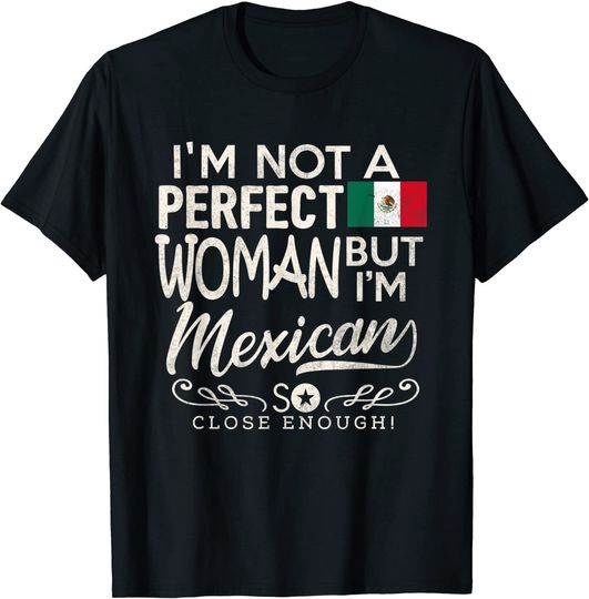 Mexico Flag Woman Shirt Mexican Pride Souvenir Funny T-Shirt