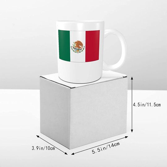 Mexico Flag Mug Funny Coffee Mug Ceramic