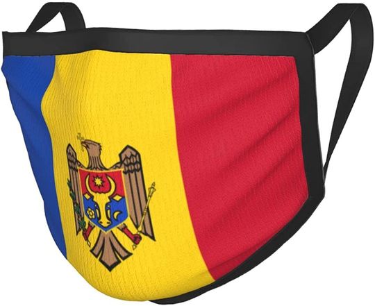 Flag of Moldova Funny Face Mask