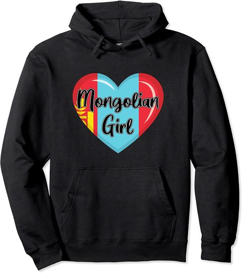 Mongolia Flag Shirt for Women Pullover Hoodie