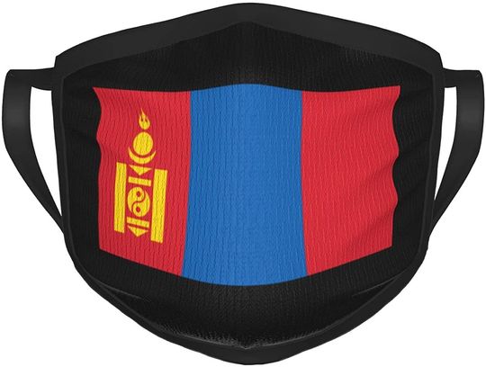 Flag of Mongolia Face Mask Adult Unisex