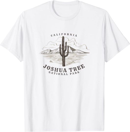Joshua Tree National Park California Desert Cactus T-Shirt