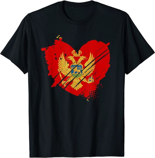 Discover Montenegro Flag I love It is in my DNA Gift Montenegrins T-Shirt