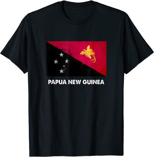 Papua New Guinea Flag T Shirt