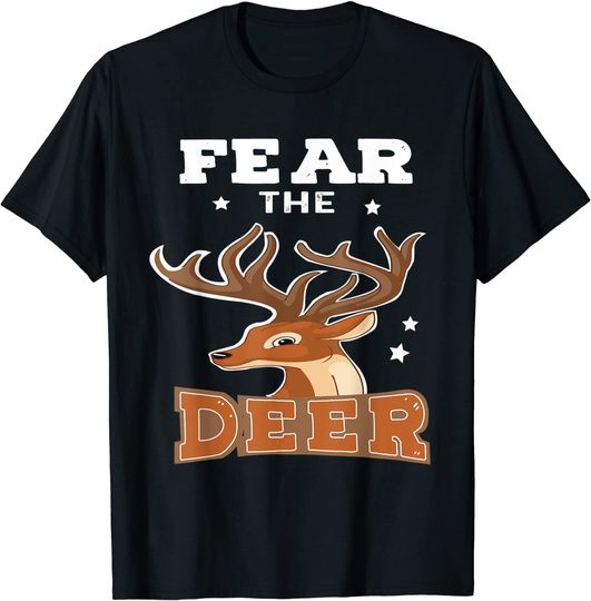 Fear the Deer Hunting Fans Gift T-Shirt