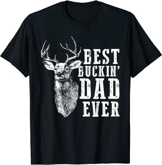Best Buckin' Dad Ever Grandpa Hunting Deer T-Shirt