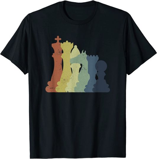 Retro Chess Chess Player T Shirt