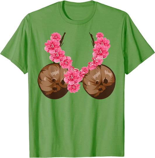 Hawaiian Coconut Bra T Shirt