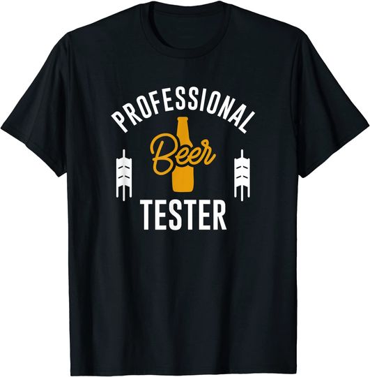 Funny Professional Beer Bottle Tester Drink T-Shirt