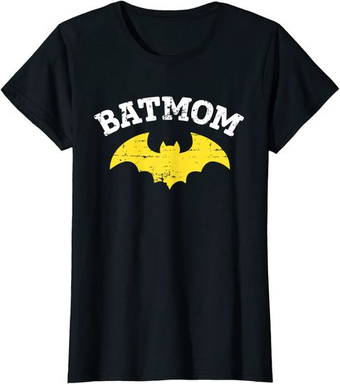 Batmom Vintage Mom T Shirt