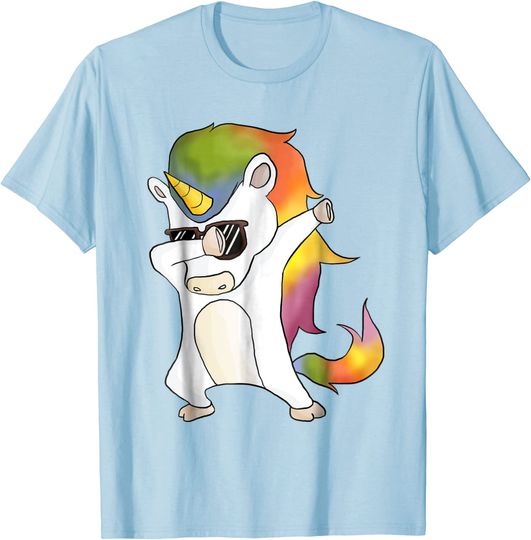 Discover Cute Dabbing Unicorn T Shirt