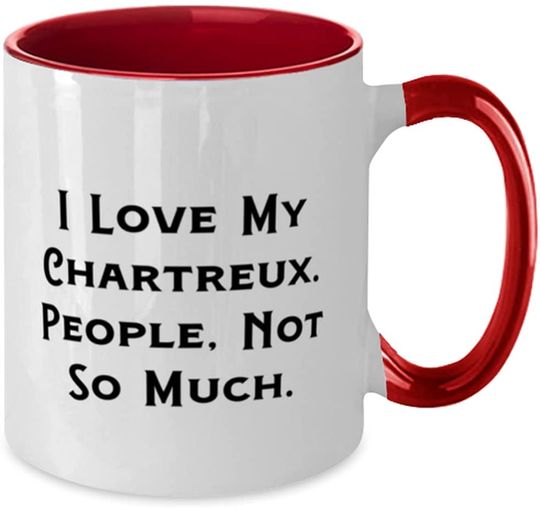 I Love My Chartreux. People, Not So Much Mug