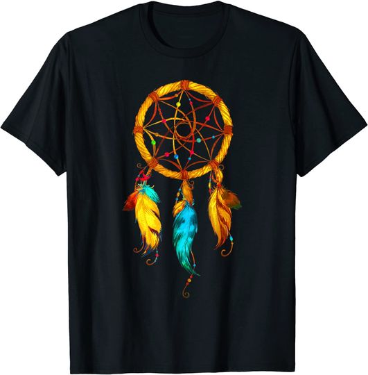 Native American Dreamcatcher Feather T-Shirt