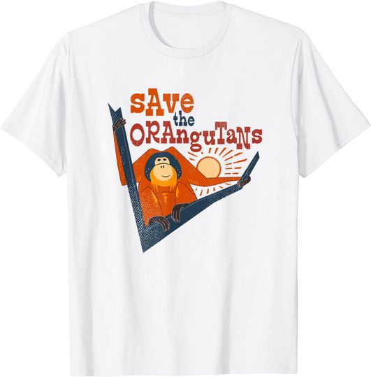 Save the Orangutans Wildlife Conservation T Shirt