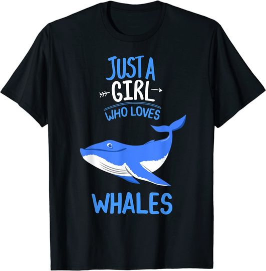Discover Just A Girl Who Loves Whales T-Shirt