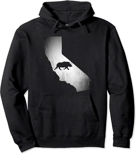 California Feral Hog Pig Wild Boar Hunting Pullover Hoodie
