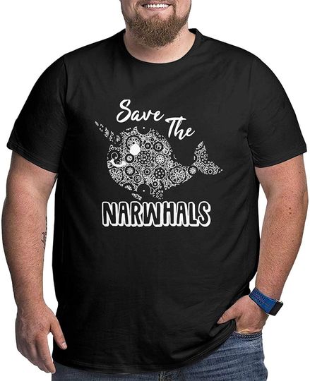 Save The Narwhals Machine Animals T-Shirt