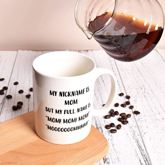 Large Coffee Mug for Mom, Birthday Gift for Mother, Dishwasher and Microwave Safe