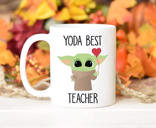 Yoda Best Teacher Mug - Best Gift For Teacher Birthday