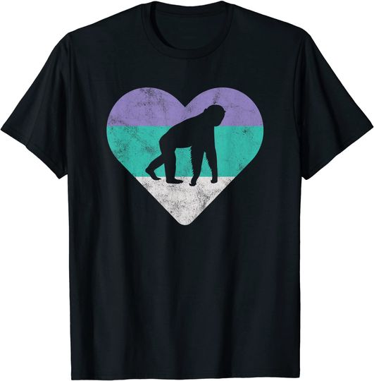 Chimpanzee Retro Chimp T Shirt