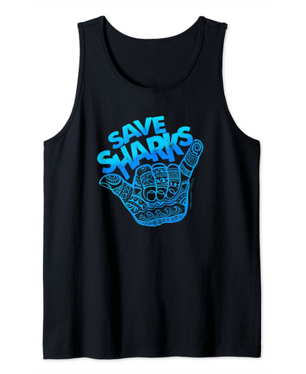 Hang Loose, Save Sharks Tank Top